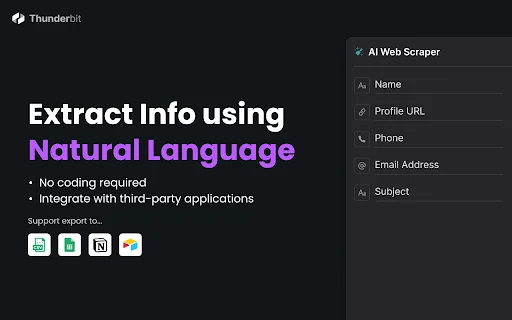 Thunderbit ডাউনলোড করুন: সেরা AI ওয়েব স্ক্র্যাপার ও অটোমেশন টুল - Screenshot 3