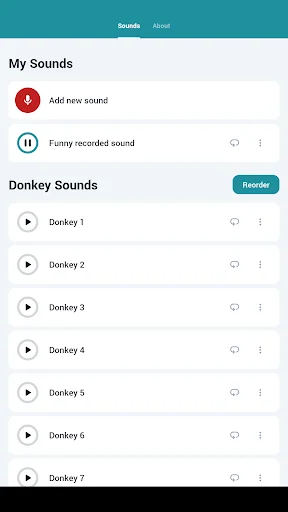 Donkey Sounds ডাউনলোড করুন – সেরা গাধার ডাকের সাউন্ডবোর্ড - Screenshot 11