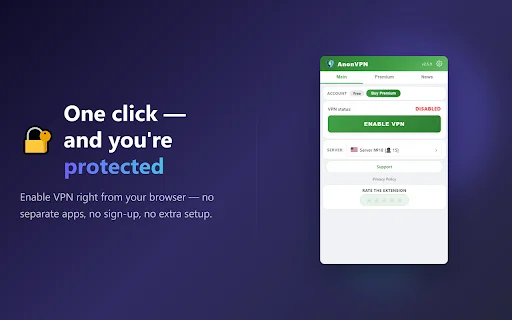 AnonVPN ডাউনলোড করুন – দ্রুত এবং নিরাপদ ফ্রি ভিপিএন প্রক্সি - Screenshot 1