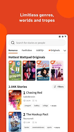 Wattpad ডাউনলোড করুন – সেরা গল্প পড়ার ও লেখার অ্যাপ - Screenshot 3