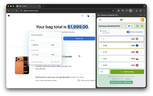 Currency Converter PRO ডাউনলোড করুন – সেরা কারেন্সি কনভার্টার - Screenshot 4