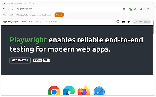 Playwright Extension ডাউনলোড করুন – AI এবং ব্রাউজার অটোমেশন - Screenshot 1