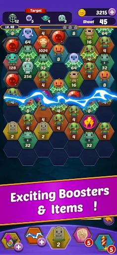 Shoot The Monster ডাউনলোড করুন – সেরা ২০৪৮ পাজল গেম ফ্রি - Screenshot 4
