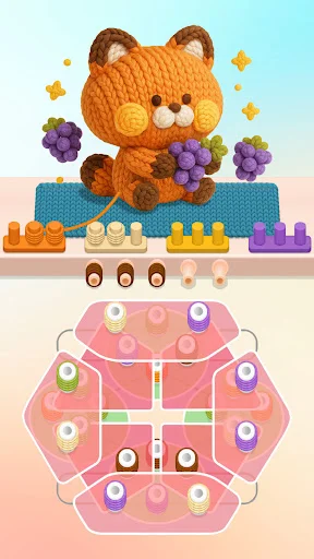 Stitch Sort: Wool and Yarn ডাউনলোড করুন – সেরা পাজল গেম - Screenshot 1