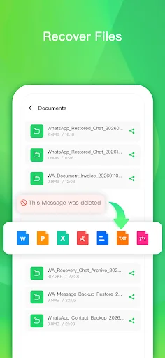 Recover Deleted Messages ডাউনলোড করুন – দ্রুত মেসেজ রিকভারি - Screenshot 6