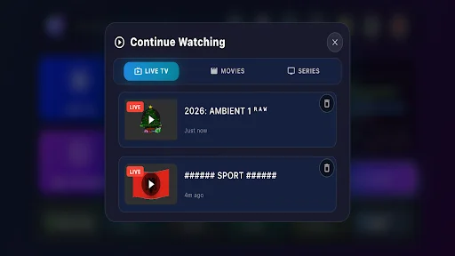 Smart IPTV Stream Pro ডাউনলোড করুন – এআই প্রযুক্তির সেরা প্লেয়ার - Screenshot 7