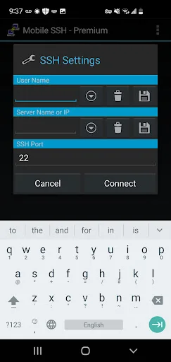 Mobile SSH (Premium Version) ডাউনলোড করুন – সেরা SSH ক্লায়েন্ট - Screenshot 8