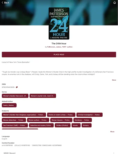 RSAcat Mobile Catalog ডাউনলোড করুন – বই এবং অডিওবুক খুঁজুন - Screenshot 16