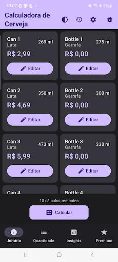 Calculadora de Cerveja ডাউনলোড করুন – সেরা বিয়ারের দাম জানুন - Screenshot 3