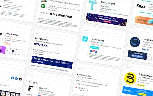WiseStamp Email Signature Chrome Extension ডাউনলোড করুন – প্রফেশনাল ইমেইল সিগনেচার - Screenshot 1