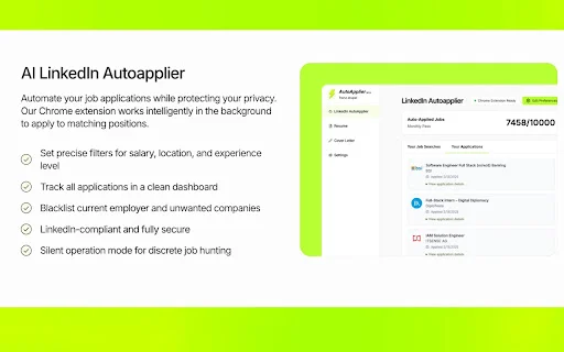 LinkedIn AutoApplier ডাউনলোড করুন – চাকরির আবেদন এখন অটোমেটিক - Screenshot 1
