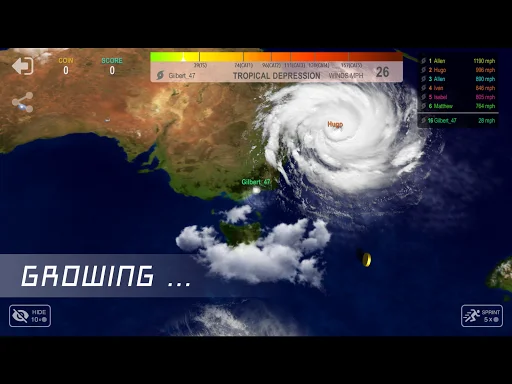 Hurricane.io ডাউনলোড করুন – শক্তিশালী হারিকেন গেম খেলুন - Screenshot 9