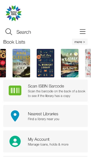 Montana Shared Catalog ডাউনলোড করুন – লাইব্রেরি এক্সেস করুন - Screenshot 1