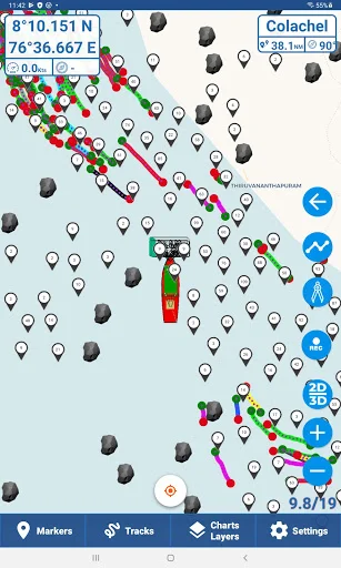 Kadal Map ডাউনলোড করুন – মৎস্যজীবীদের জন্য সেরা নেভিগেশন টুল - Screenshot 8