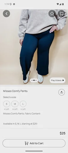Priss & Pearls Boutique ডাউনলোড করুন – লেটেস্ট ফ্যাশন শপিং অ্যাপ - Screenshot 3