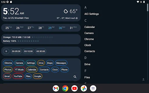 AIO Launcher ডাউনলোড করুন – সেরা কাস্টমাইজযোগ্য হোম স্ক্রিন - Screenshot 11