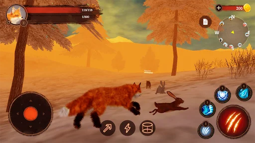 The Fox ডাউনলোড করুন – বনের রাজা শিয়াল সিমুলেটর গেম - Screenshot 5