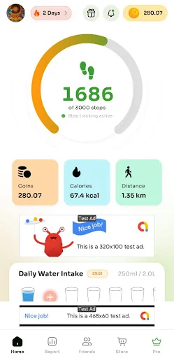 Walk Wallet ডাউনলোড করুন – প্রতিদিন হাঁটুন এবং পুরস্কার জিতুন - Screenshot 2