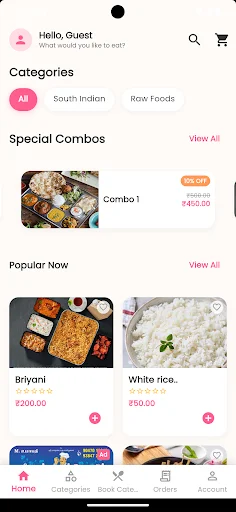 Mr Piggy ডাউনলোড করুন – দ্রুত খাবার ডেলিভারি অ্যাপ - Screenshot 1