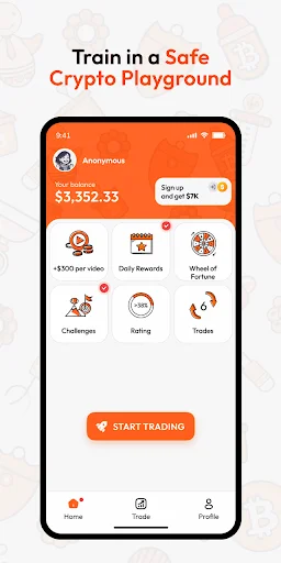 CryptoNanny Trading Academy ডাউনলোড করুন – সেরা ক্রিপ্টো ট্রেডিং সিমুলেটর - Screenshot 3