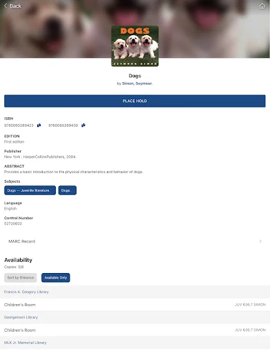 DC Public Library অ্যাপ ডাউনলোড করুন – অ্যান্ড্রয়েডে বই পড়ুন - Screenshot 16