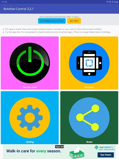 Screen Rotation Control ডাউনলোড করুন – ৬টি মোড সাপোর্ট - Screenshot 9