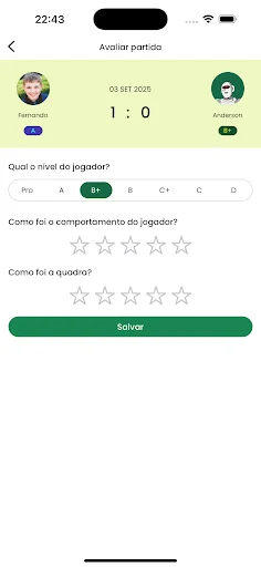 Clube do Tennis ডাউনলোড করুন – সেরা টেনিস কমিউনিটি অ্যাপ - Screenshot 1