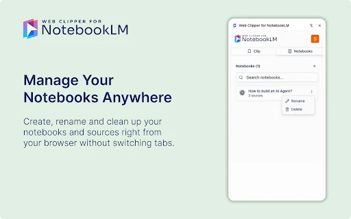 Web Clipper for NotebookLM ডাউনলোড করুন – সেরা রিসার্চ টুল - Screenshot 3