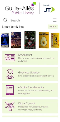 Guernsey Library অ্যাপ ডাউনলোড করুন – সেরা লাইব্রেরি সুবিধা পান - Screenshot 1