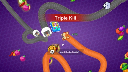 Worms Merge-io গেমটি ডাউনলোড করুন – সেরা স্নেক গেম খেলুন - Screenshot 13