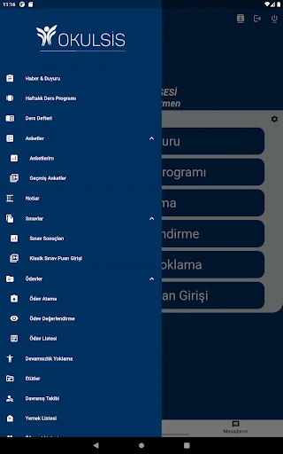 Okulsis Mobil ডাউনলোড করুন – সেরা শিক্ষা ব্যবস্থাপনা অ্যাপ - Screenshot 18