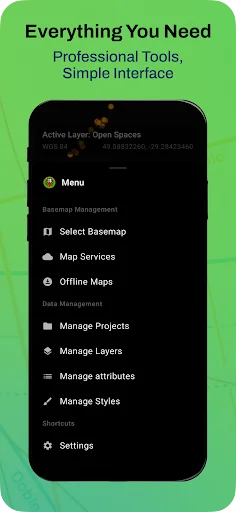 Mapit GIS Professional ডাউনলোড করুন – দূরত্ব ও এলাকা পরিমাপ - Screenshot 7