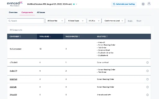 Evinced Flow Analyzer ডাউনলোড করুন – সেরা অ্যাক্সেসিবিলিটি টুল - Screenshot 3