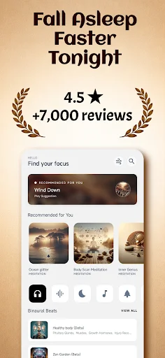 Healing Sounds & Sound Therapy ডাউনলোড করুন – সেরা মেডিটেশন মিউজিক - Screenshot 1