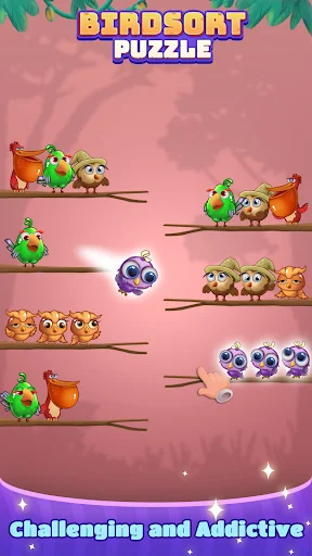 Bird Sort: Color Puzzle Master ডাউনলোড করুন – সেরা পাজল গেম - Screenshot 2