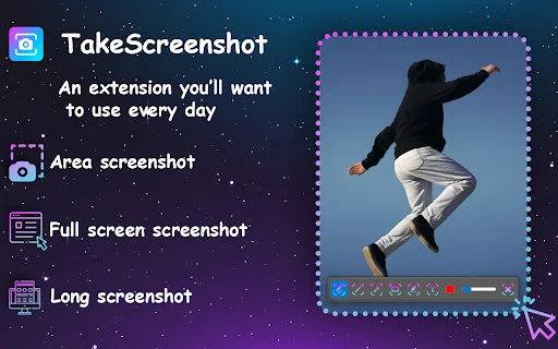 TakeScreenshot ডাউনলোড করুন – ব্রাউজারে দ্রুত স্ক্রিনশট নিন - Screenshot 1