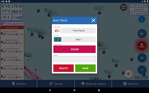 Kadal Map ডাউনলোড করুন – মৎস্যজীবীদের জন্য সেরা নেভিগেশন টুল - Screenshot 15