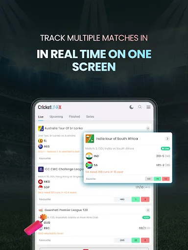 Cricket LineX ডাউনলোড করুন – দ্রুততম লাইভ স্কোর ও আপডেট পান - Screenshot 15