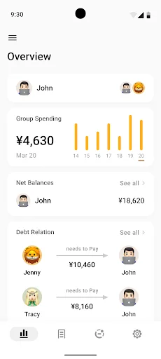 Bill Bear ডাউনলোড করুন – বন্ধুদের সাথে খরচ ভাগ করার সেরা অ্যাপ - Screenshot 17