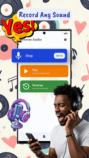 Reverse Audio: Reverse Singing ডাউনলোড করুন – সেরা অডিও রিভার্স অ্যাপ - Screenshot 2