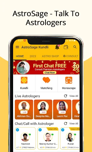 AstroSage Kundli ডাউনলোড করুন – রাশিফল ও জ্যোতিষশাস্ত্র অ্যাপ - Screenshot 2