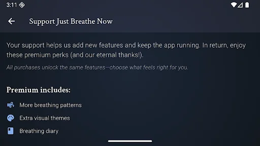 Just Breathe Now ডাউনলোড করুন – শ্বাস-প্রশ্বাসের ব্যায়ামের সেরা অ্যাপ - Screenshot 17
