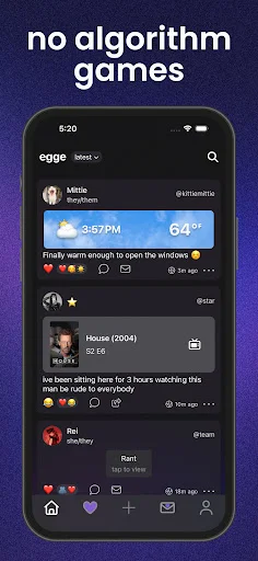 egge – চাপমুক্ত সামাজিক যোগাযোগ মাধ্যম অ্যাপ ডাউনলোড করুন - Screenshot 3