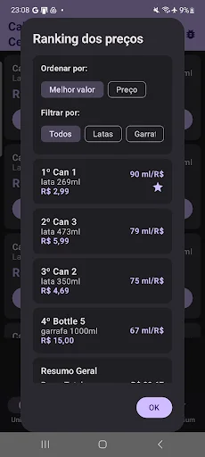 Calculadora de Cerveja ডাউনলোড করুন – সেরা বিয়ারের দাম জানুন - Screenshot 4