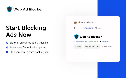 Web Ad Blocker ডাউনলোড করুন – বিজ্ঞাপন ও ট্র্যাকার মুক্ত ব্রাউজিং - Screenshot 5
