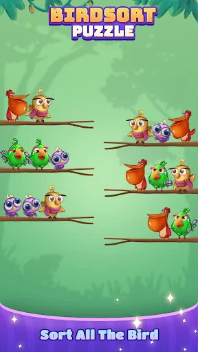 Bird Sort: Color Puzzle Master ডাউনলোড করুন – সেরা পাজল গেম - Screenshot 9