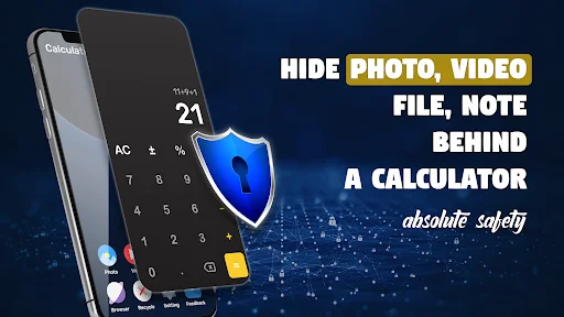 Calculator – Hide Photo, Video ডাউনলোড করুন – সেরা প্রাইভেসি অ্যাপ - Screenshot 1