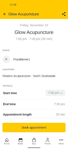 Modern Acupuncture USA ডাউনলোড করুন – অ্যাপয়েন্টমেন্ট বুকিং অ্যাপ - Screenshot 3