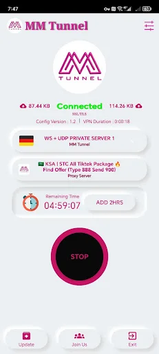 MM Tunnel Latest Version Download – Fast & Secure VPN Free - Screenshot 2