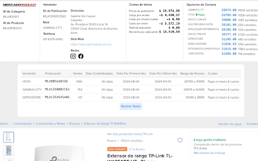 MercadoLibre AI টুল ডাউনলোড করুন – সেরা সেলার সহকারী - Screenshot 1